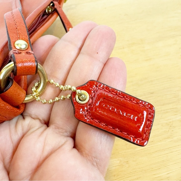 Coach | Orange Leather Mini Bag - Picture 13 of 13